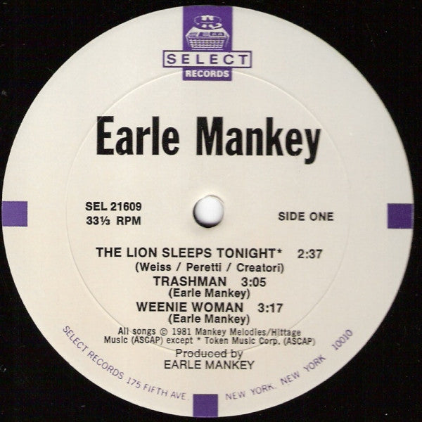 Earle Mankey : Earle Mankey (LP)