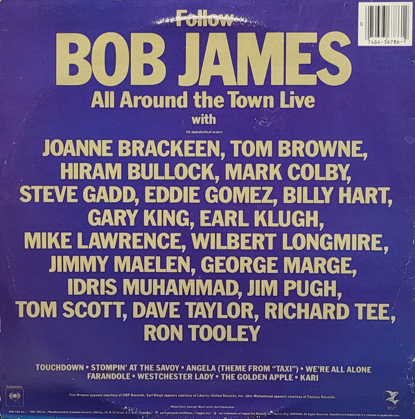 Bob James : All Around The Town (2xLP, Album, San)