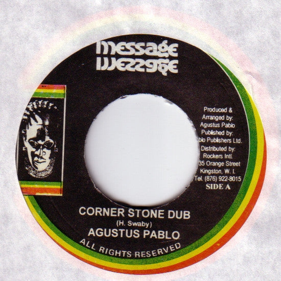 Augustus Pablo / Rockers All Stars : Corner Stone Dub / Freedom Step (7", Single, RP)