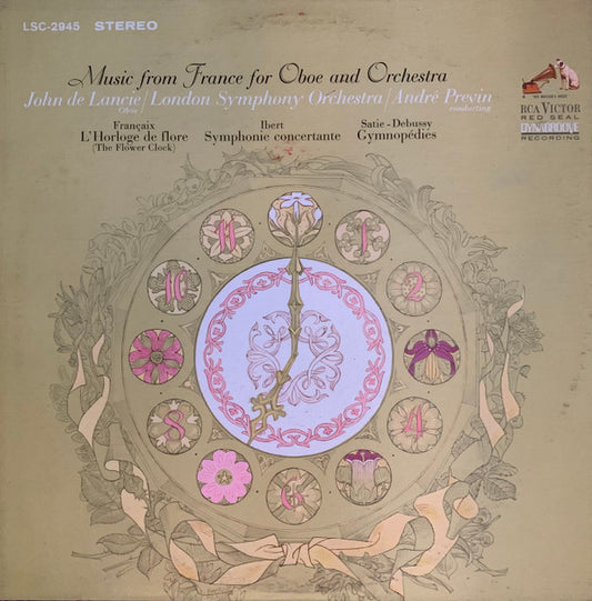 John De Lancie / London Symphony Orchestra, André Previn : Music From France For Oboe And Orchestra (LP, Album, Whi)