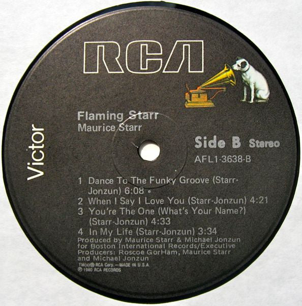 Maurice Starr : Flaming Starr (LP, Album)