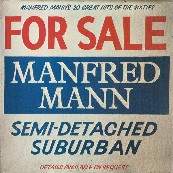 Manfred Mann : Semi-Detached Suburban (20 Great Hits Of The Sixties) (LP, Comp)