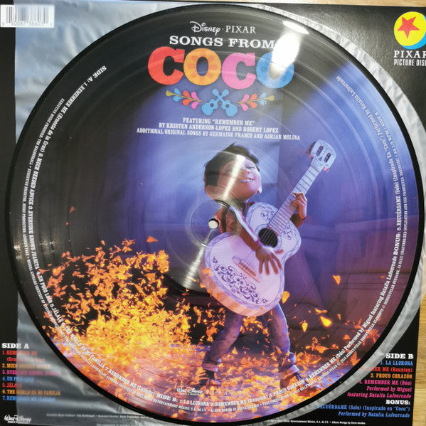 Various : Songs From Coco (LP, Album, Pic)