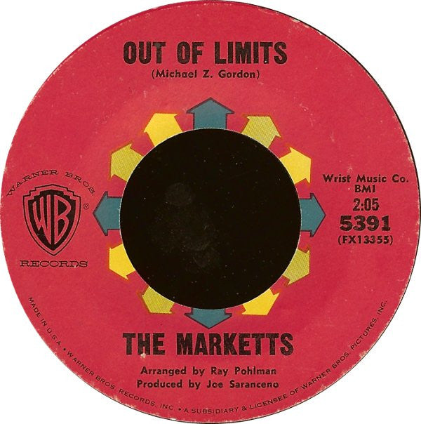 The Marketts : Out Of Limits (7", Single, Styrene, Ter)