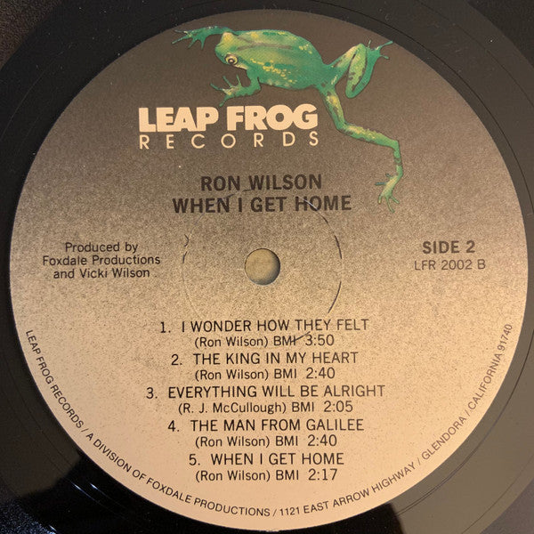 Ron Wilson (23) : When I Get Home (LP, Album)