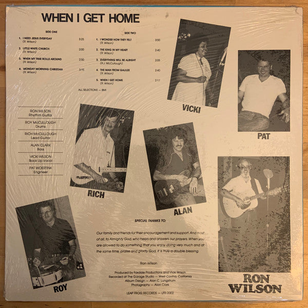 Ron Wilson (23) : When I Get Home (LP, Album)