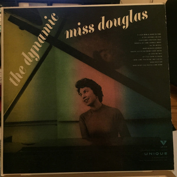 Norma Douglas : The Dynamic Miss Douglas (LP, Album, Mono)