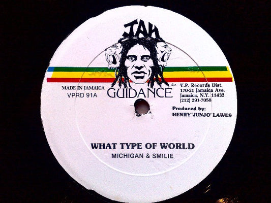 Michigan & Smiley / Leroy Smart : What Type Of World / All Of My Love (12")