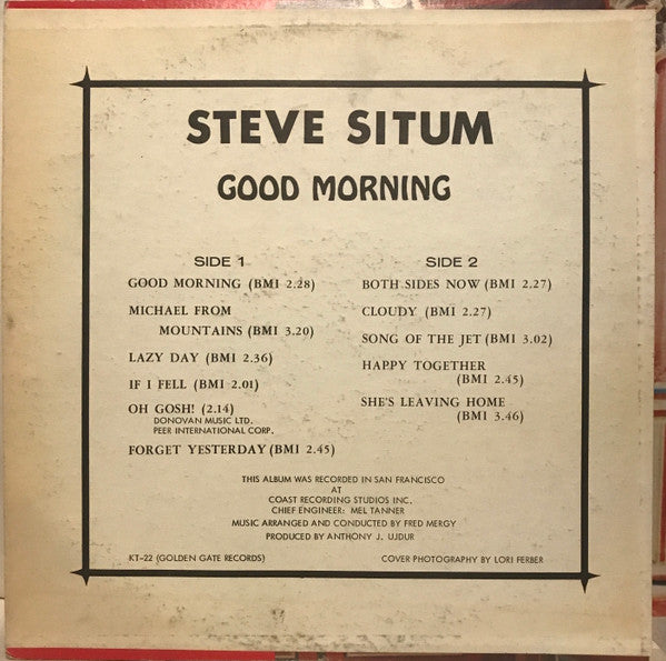 Steve Situm : Good Morning (LP)