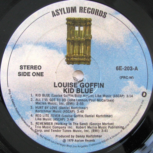 Louise Goffin : Kid Blue (LP, Album, PRC)