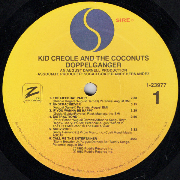 Kid Creole And The Coconuts : Doppelganger (LP, Album)