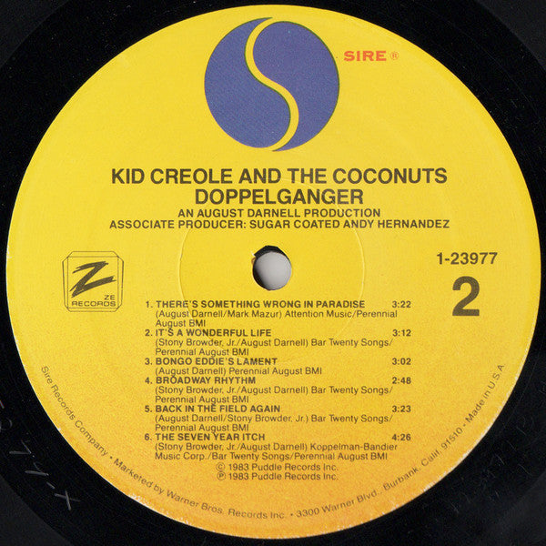 Kid Creole And The Coconuts : Doppelganger (LP, Album)