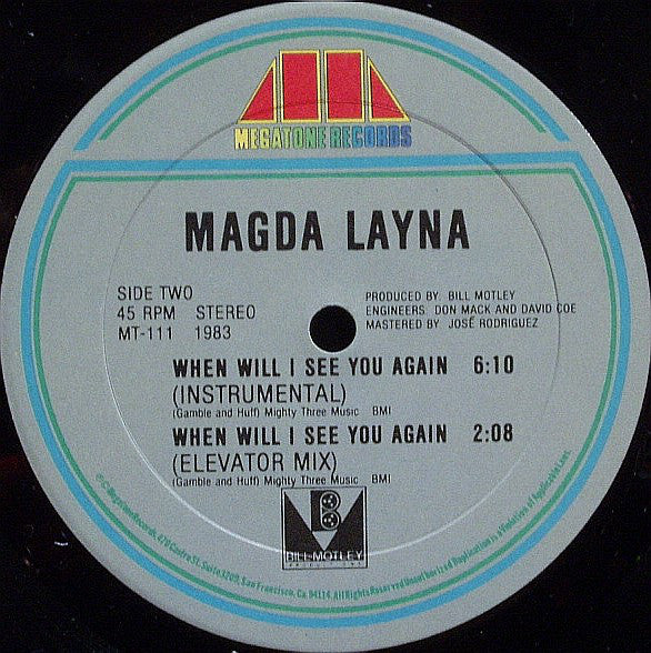 Magda Layna : When Will I See You Again (12")