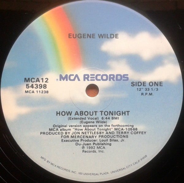 Eugene Wilde : How About Tonight (12")