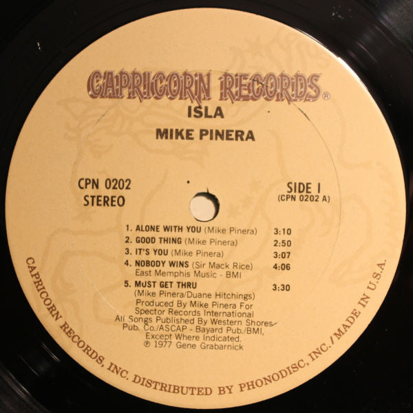 Mike Pinera : Isla (LP, Album)