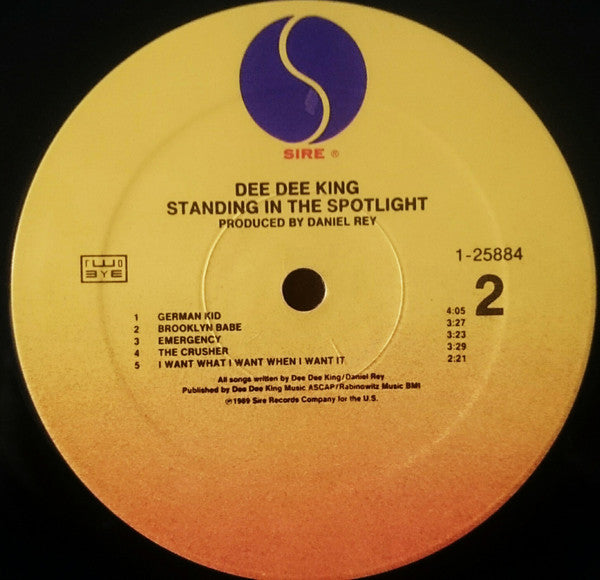 Dee Dee King : Standing In The Spotlight (LP, Album)