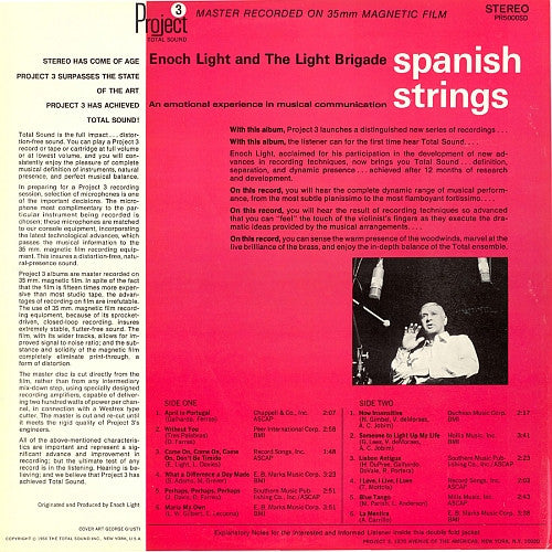 Enoch Light And The Light Brigade : Spanish Strings (LP)