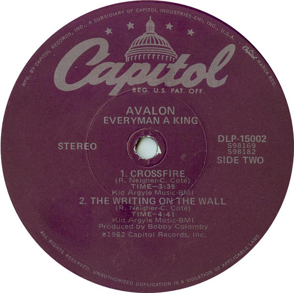 Avalon (17) : Everyman A King (12", MiniAlbum)