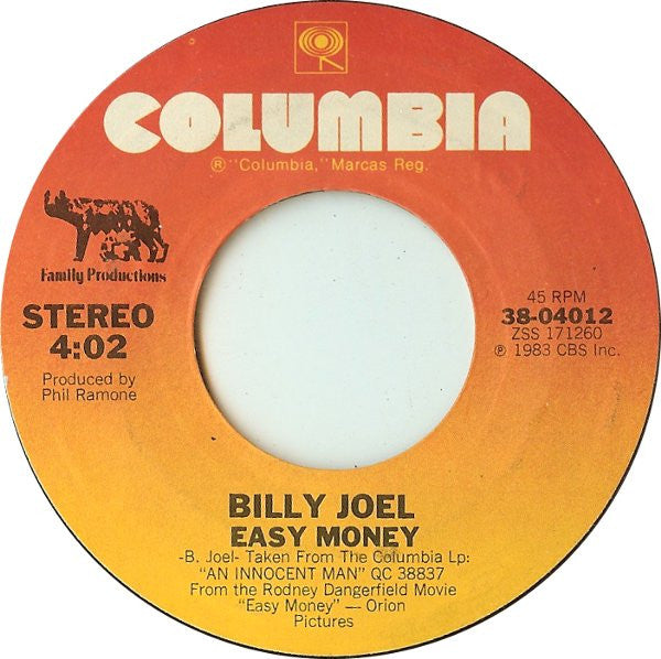 Billy Joel : Tell Her About It (7", Single, Styrene, Pit)