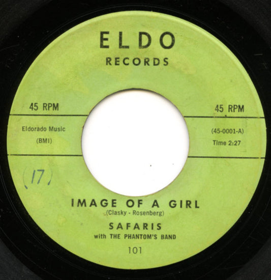 Safaris* With The Phantom's Band : Image Of A Girl / 4 Steps To Love (7", Single, Mon)