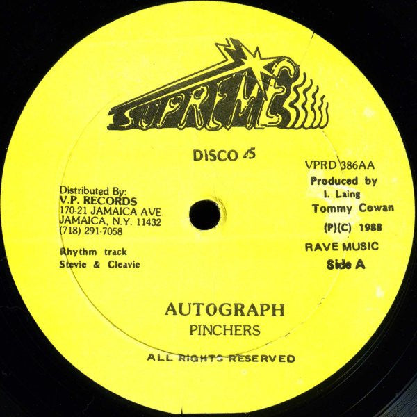 Pinchers : Autograph / Pose Up (12", Single)