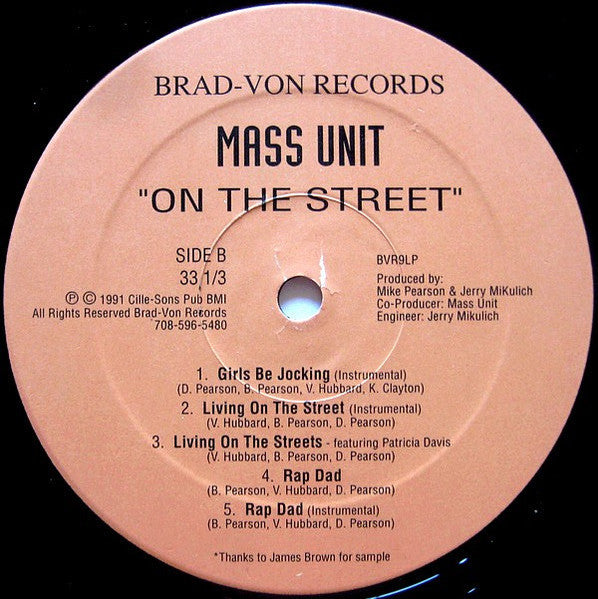 Mass Unit : On The Street (LP, Album)