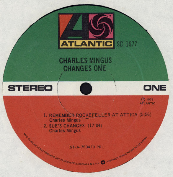 Charles Mingus : Changes One (LP, Album, Pre)