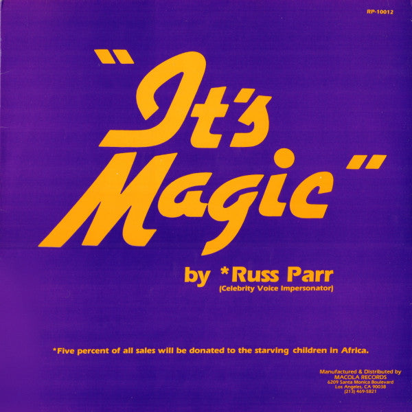 Russ Parr : It's Magic (12")