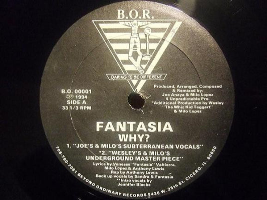 Fantasia (9) : Why? (12")