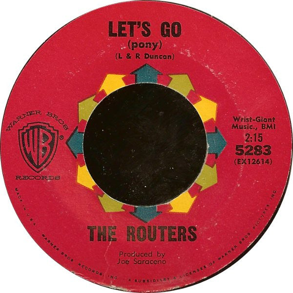 The Routers : Let's Go (Pony) (7", Single, Styrene, Ter)