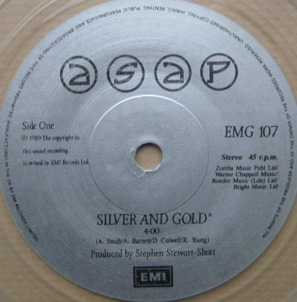 ASAP* : Silver And Gold (7", Single, Ltd, Cle)