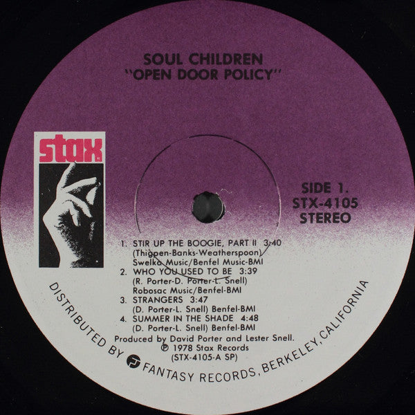 Soul Children : Open Door Policy (LP, Album)