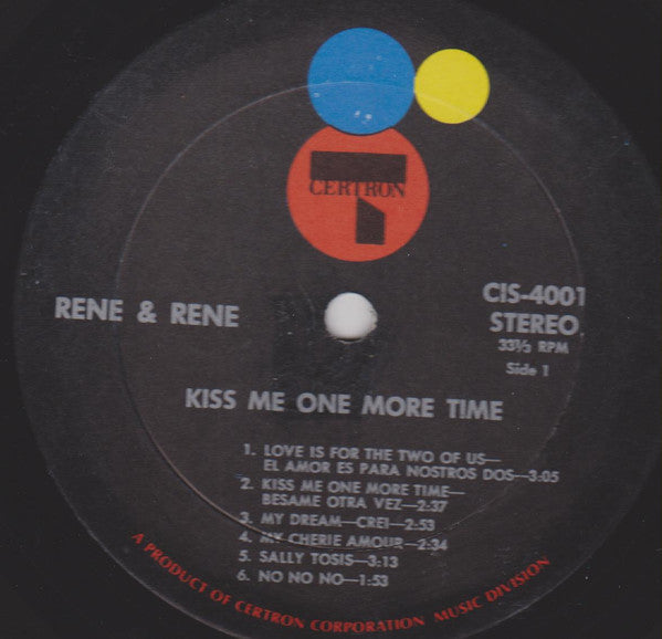 Rene & Rene : Besame Otra Vez (LP)