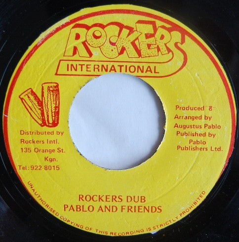 Pablo And Friends : Rockers Dub (7")