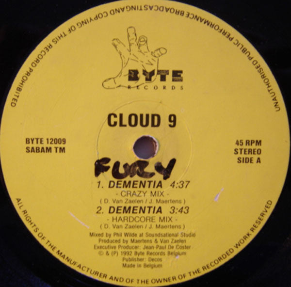 Cloud 9 (2) : Dementia (12")