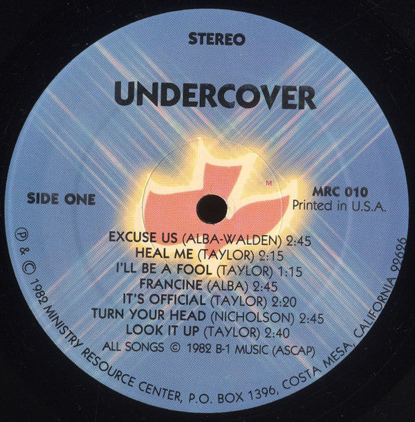 Undercover (3) : Undercover (LP, Album)