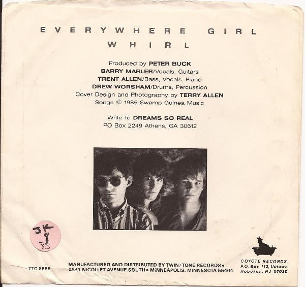 Dreams So Real : Everywhere Girl (7", Single)