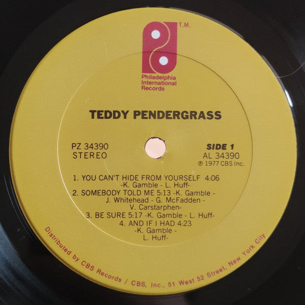 Teddy Pendergrass : Teddy Pendergrass (LP, Album, Pit)