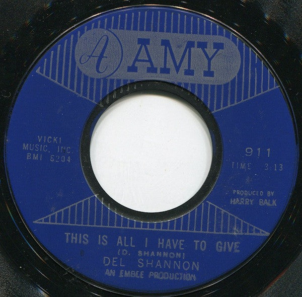 Del Shannon : Do You Want To Dance (7", Single)