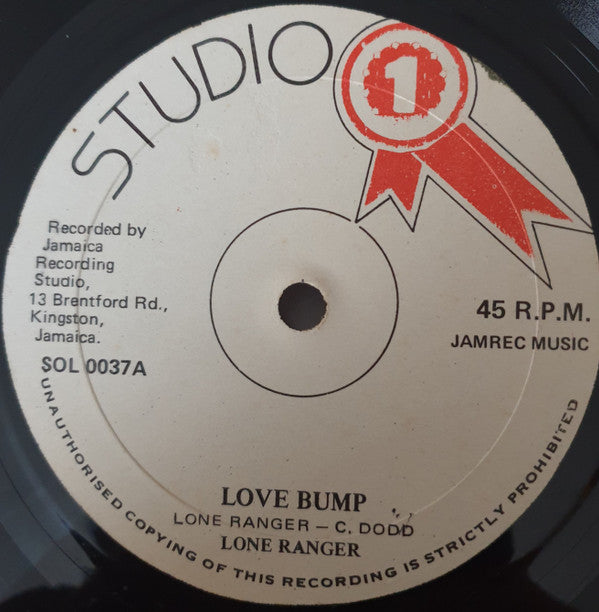 Lone Ranger / Brentford Rockers : Love Bump / Bushmaster (12")