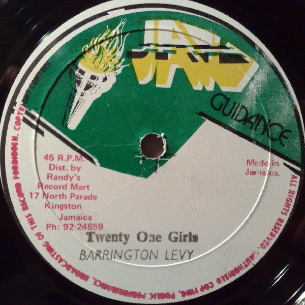 Barrington Levy : Youth Say Love / Twenty One Girls (12")