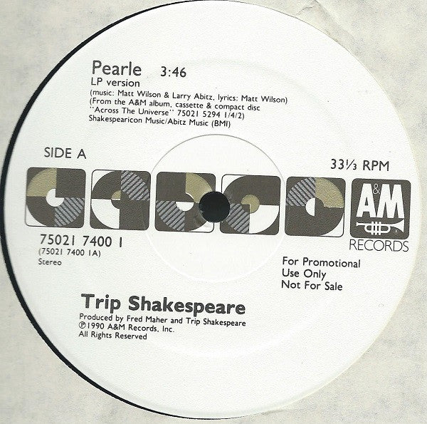 Trip Shakespeare : Pearle (12", Single, Promo)