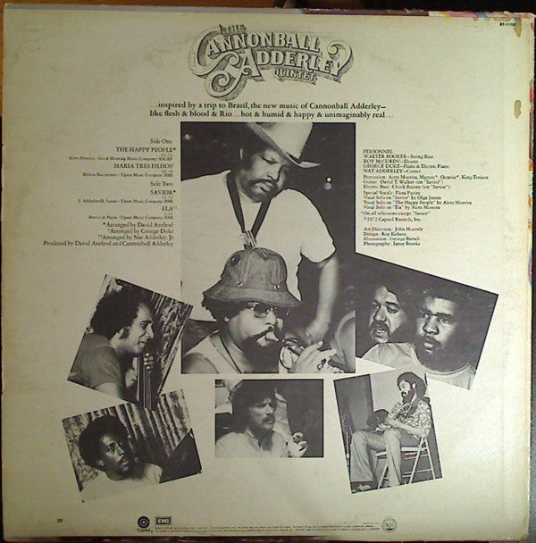 The Cannonball Adderley Quintet : The Happy People (LP, Album, Win)