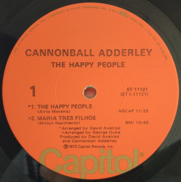 The Cannonball Adderley Quintet : The Happy People (LP, Album, Win)