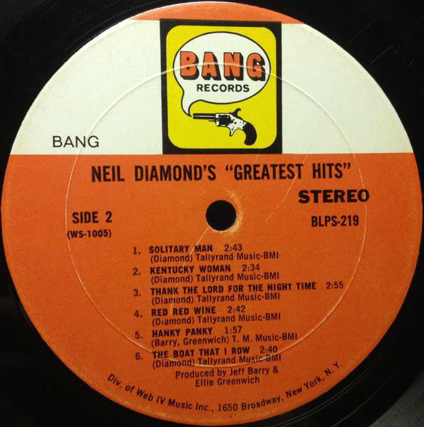 Neil Diamond : Neil Diamond's Greatest Hits (LP, Comp)