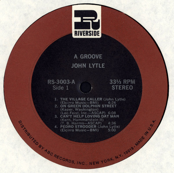 Johnny Lytle : A Groove (LP, Album, RE, RM)