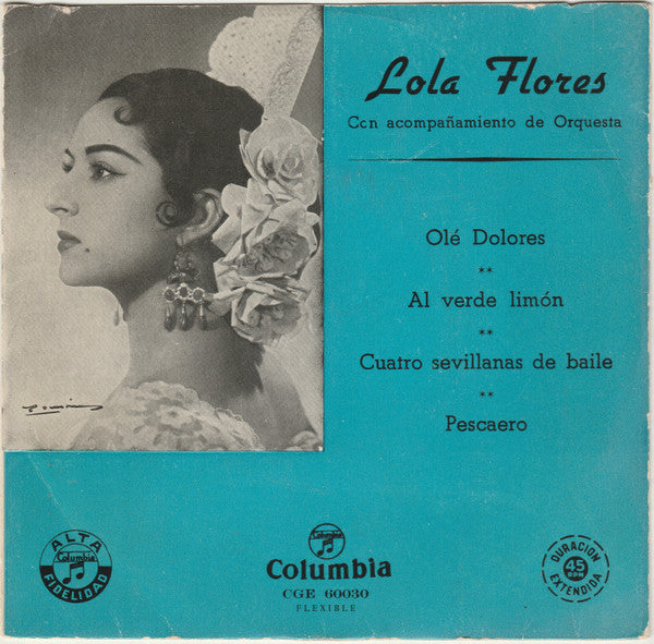 Lola Flores Con Tejada Y Su Gran Orquesta : Olé Dolores (7", EP)