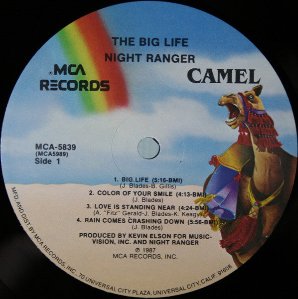 Night Ranger : Big Life (LP, Album)