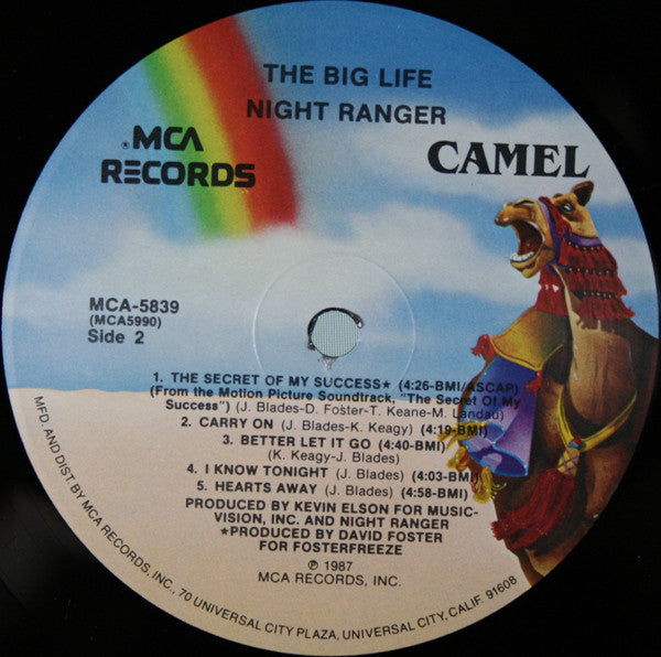 Night Ranger : Big Life (LP, Album)