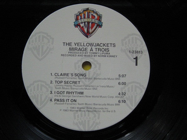 The Yellowjackets* : Mirage À Trois (LP, Album, Cap)